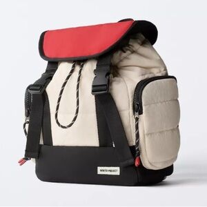 Zara Toddler size Backpack Red and Black Small NWT